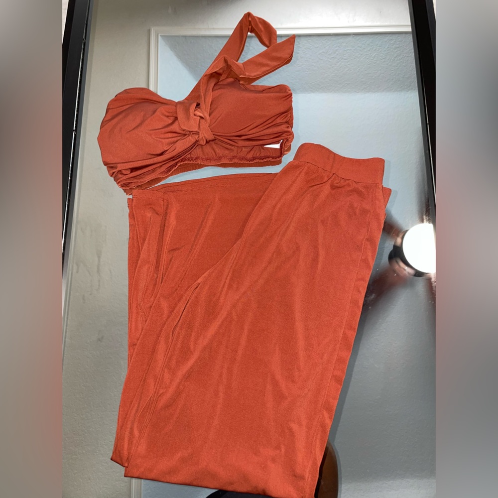Orange two piece set